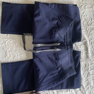 New FIGS Dark Blue ,Navy Scrub Yola skinny pants, XS/P